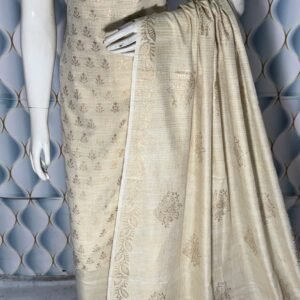 Linen saree